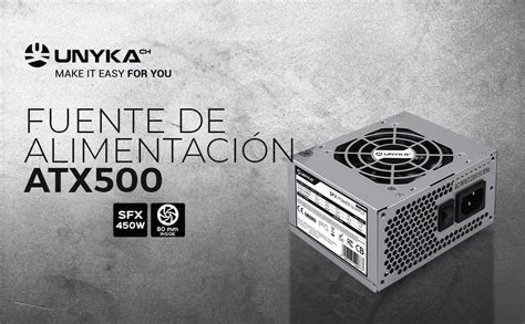 Unykach SFX Bloc D Alimentation 450 W 230 V 50 60 Hz 20 A 23 A 20 A