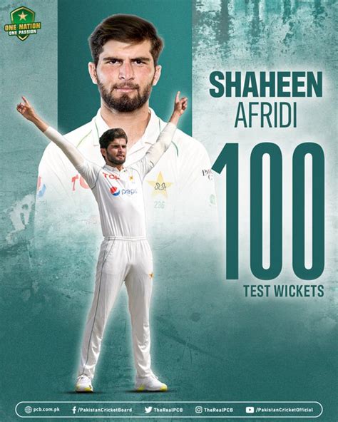 Pak Vs Sl Shaheen Shah Afridi Takes 100th Test Wicket