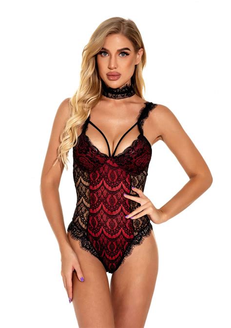 Lingerie Femme Sexy Ensemble Lingerie Dentelle sous Vêtements Femme Sexy Hot Ensemble Body Sexy