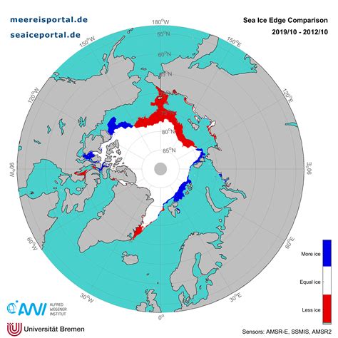 Arctic Sea Ice Extent At A Record Low Seaice Portal