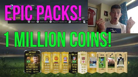 FIFA 15 EPIC 1 MILLION COINS PACK OPENING FIFA 15 ULTIMATE TEAM HUGE