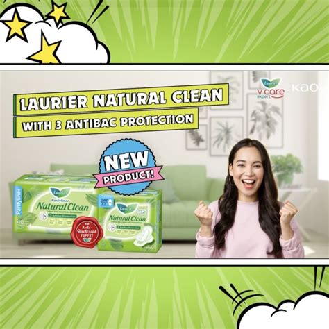 Laurier Natural Clean Pembalut Wanita Daun Sirih Anti Bakteri Day Long