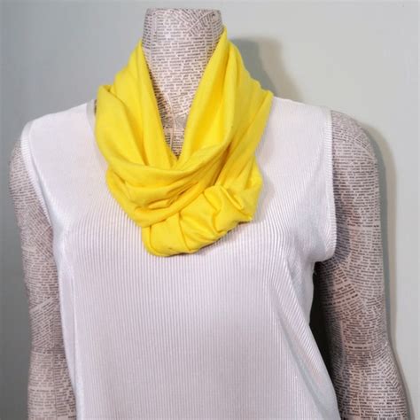 Bright Yellow Scarf Etsy