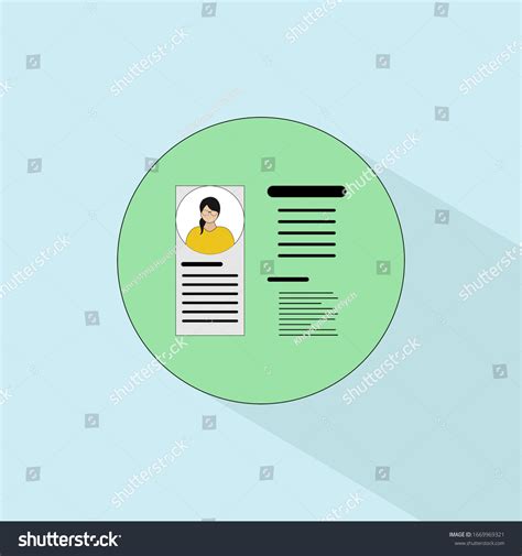 Persona Template Icon User Centered Design Stock Vector (Royalty Free ...