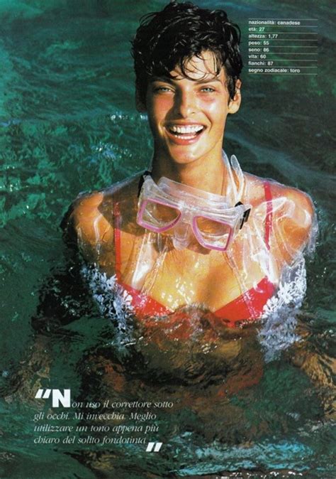 Emerald Sea Linda By Gilles Bensimon Linda Evangelista Bensimon