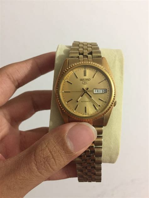 Gold Seiko Snxj Luxury Watches On Carousell