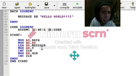 Assembly Language Tutorial Hello World Youtube