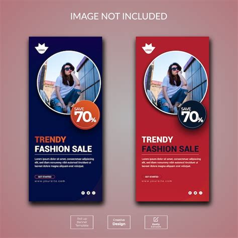 Premium Vector Creative Fashion Sale Banner Template