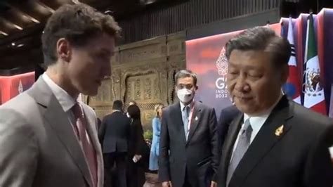 China President Xi Scolds Canada Pm Justin Trudeau At G Video