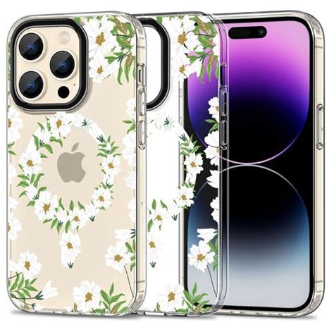 Tech Protect Magmood Magsafe Do Apple Iphone 15 Pro Spring Daisy Etui