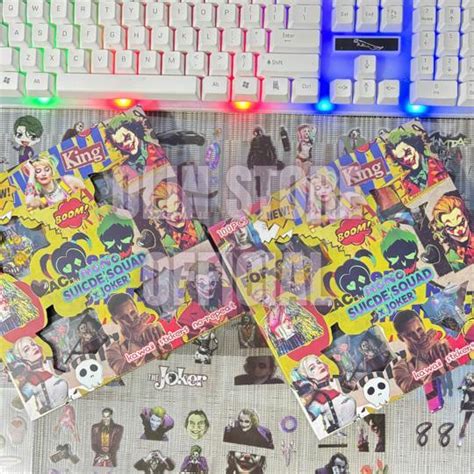 Sticker Nono Suicidi Squad Joker Momo Stiker Lucu Viral Aesthetic Isi