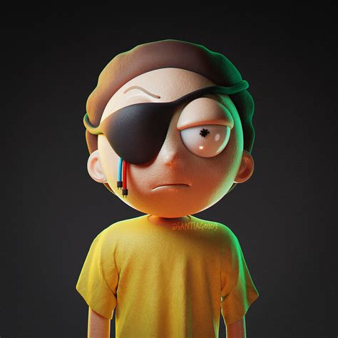 Evil Morty - Finished Projects - Blender Artists Community