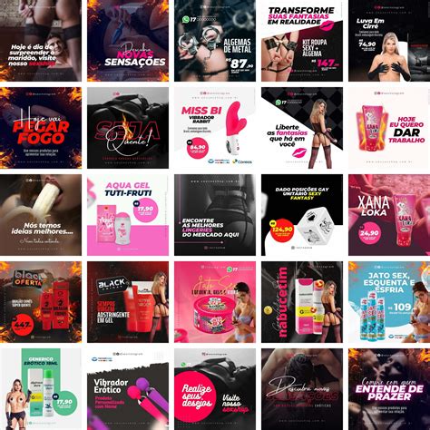 Pack Canva Sex Shop Modelos Edit Veis B Nus Dmk Studio