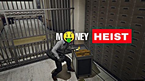 Money Heist Gta 5 Biggest Pacific Bank Robbery Gta 5 Heist