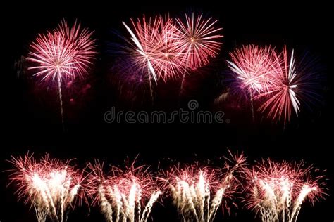 Fireworks Border Stock Photo Image Of Colourful Pyrotechnics 21946558