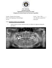 Tarea 6 Pdf Docx NUC University Recinto De Arecibo Departamento De