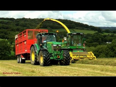 Silaging With Cab Ride On The Chopper John Deere Action YouTube