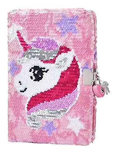 Wernnsai Cuaderno De Lentejuelas De Unicornio Reversible Cuotas