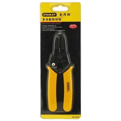 High Speed Steel Stanley 84 475 22 6 Inch Wire Stripper With Cutting