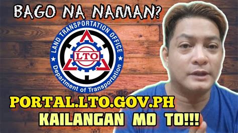 Paano Gumawa Ng Account Sa Ltms Lto Portal Online Youtube