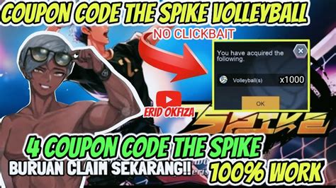 BONGKAR 4 COUPON CODE THE SPIKE KODE KUPON THE SPIKE VOLLEYBALL STORY