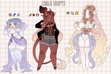 #54 EMOJI ADOPTABLE: Auction [CLOSED] by greybirdy on DeviantArt