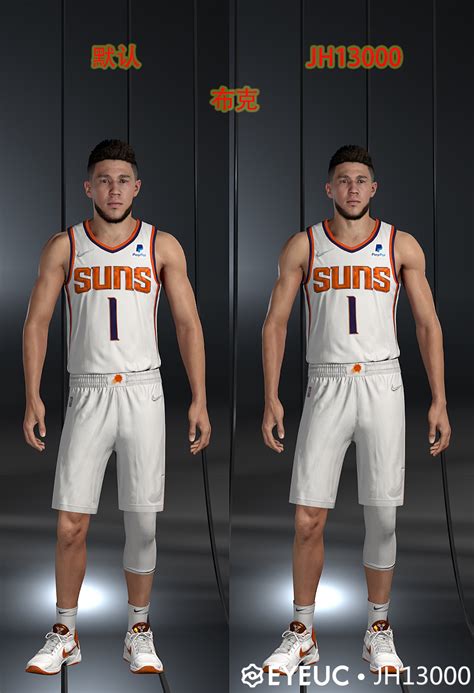 NBA 2K22 Devin Booker Cyberface And Body Model By JH13000