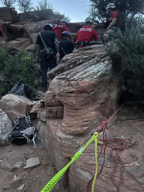 16 Year Old Hiker Rescued After Boulder Falls Crushes Femur In Spanish