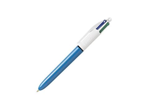 Stylo bille bic 4 couleurs rétractable 0 6 mm Conforama