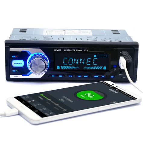 Rádio estéreo para autos 1din bluetooth viva voz usb sd mp3