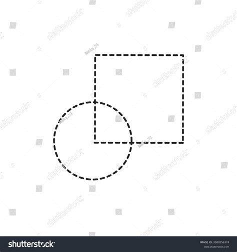 Practice Drawing By Dashed Line Preschool Stock Vector (Royalty Free ...