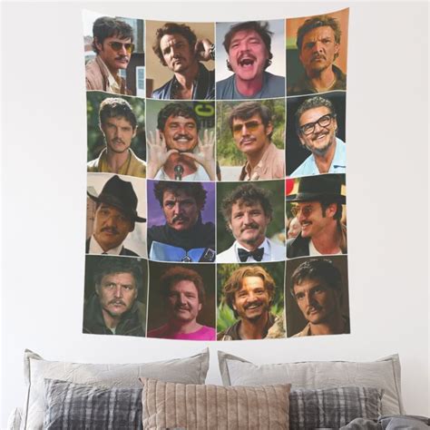 Pedro Pascal Flag, Pedro Pascal Tapestry sold by G Musistore | SKU 41068385 | 65% OFF Printerval