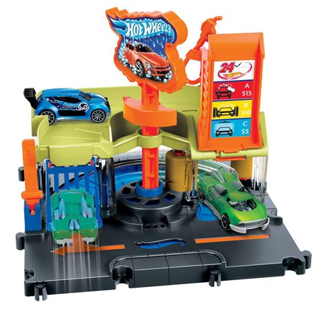 Set De Joaca Hot Wheels City Spalatorie Auto Emag Ro