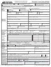 USPS Form 1000 Claim Form For Lost Or Damaged Insured Mail Pdf Please