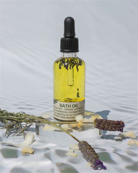 Luxury Bath Oil with Essential Oils and Organic Botanicals | Selfcare ...