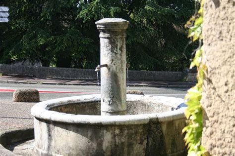 Le bassin rond à Montoison site du patrimoine de la Drôme