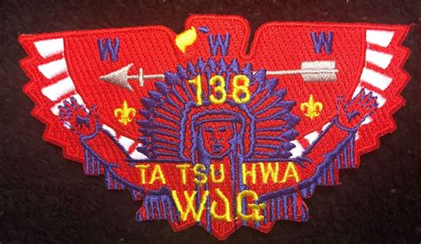 Ta Tsu Hwa Lodge Bsa Indian Nations Noac Allowat Flap