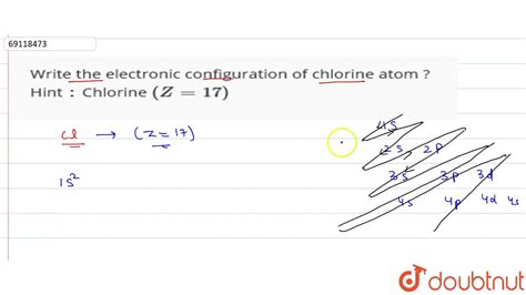 Electron Configuration For Chlorine