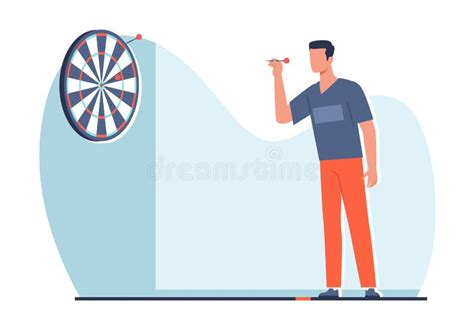 Man Playing Darts Stock Illustrations 88 Man Playing Darts Stock