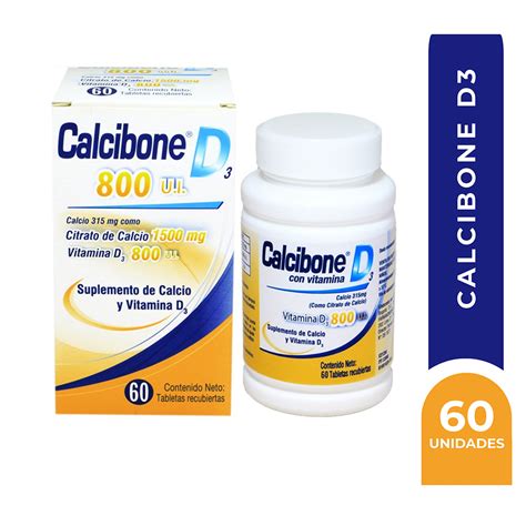 Calcibone D Mg Ui Tabletas Recubiertas Un Inkafarma