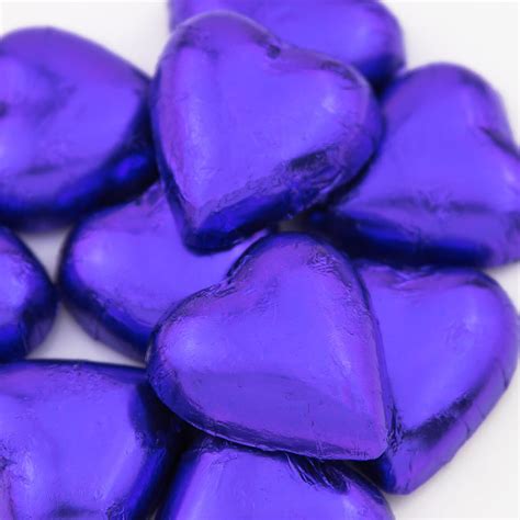 Purple Chocolate Hearts | Chocolates | Aussie Wedding Shop