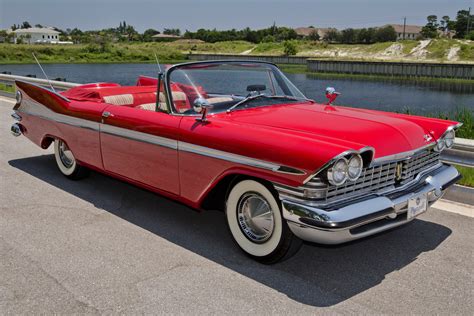 1959 Plymouth Sport Fury Convertible Classic Red Usa Retro Old Usa 4200x2800 01