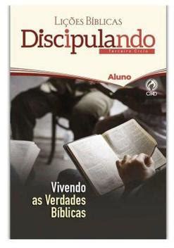 Revista Lições Bíblica Discipulado Aluno 3º Ciclo 2022 CPAD Outros