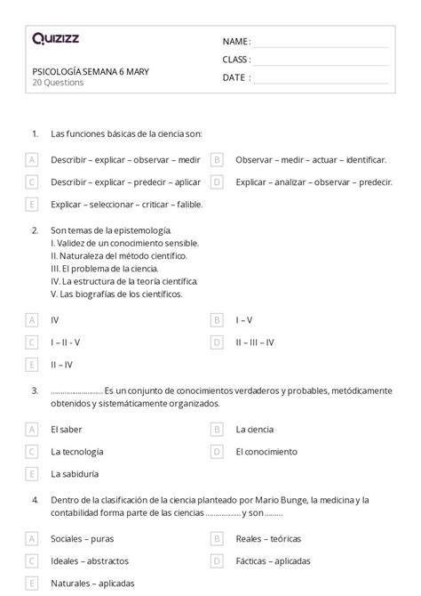 50 Ciencia Hojas De Trabajo Para Grado 3 En Quizizz Gratis E Imprimible