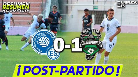 El Salvador Sub Escorpiones Zacatepec Resumen Y An Lisis Del