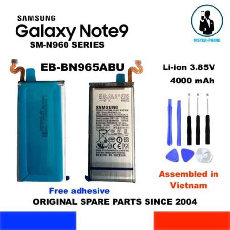 ORIGINAL BATTERY SAMSUNG GALAXY NOTE 9 SM N960 SERIES EB BN965ABU