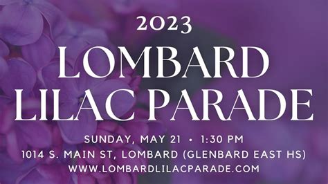 Lombard Lilac Parade Youtube