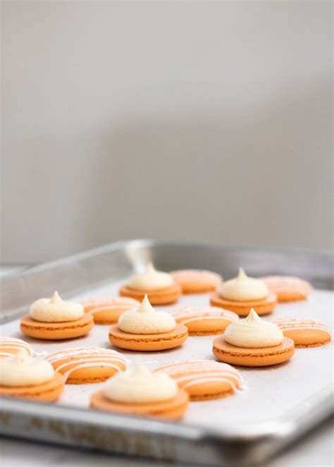 Salted Caramel Macarons The Tipsy Macaron