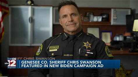 Genesee Co Sheriff Chris Swanson Featured In New Biden Campaign Ad