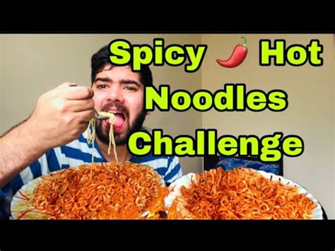 Spicy Hot Noodles Challenge Vlog YouTube